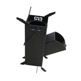 Maxbell Wood Burning Stove Steel Emergency Rocket Stove for BBQ Backpacking Festival