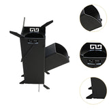 Maxbell Wood Burning Stove Steel Emergency Rocket Stove for BBQ Backpacking Festival