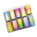 Maxbell 10x Fishing Lure Sticker Flash Materials Fake Fish Scales Sticker for Crafts