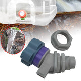 Maxbell Water Faucet Leakproof Dustproof Knob Faucet for Hiking Water Barrels Picnic light grey