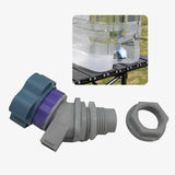Maxbell Water Faucet Leakproof Dustproof Knob Faucet for Hiking Water Barrels Picnic light grey