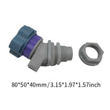 Maxbell Water Faucet Leakproof Dustproof Knob Faucet for Hiking Water Barrels Picnic light grey