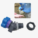 Maxbell Water Faucet Leakproof Dustproof Knob Faucet for Hiking Water Barrels Picnic dark grey