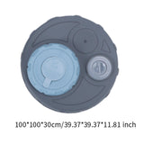Maxbell Water Jug Cap Fitting Cover for Juice Beverage Bottle Barrels Storage Bucket dark grey
