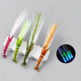 Maxbell 4Pcs Fly Fishing Lures with Hooks for Freshwater Saltwater Salmon Lake River
