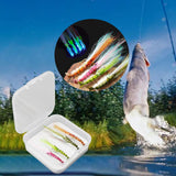 Maxbell 4Pcs Fly Fishing Lures with Hooks for Freshwater Saltwater Salmon Lake River