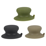 Maxbell Pot Lid Replacement Knob Strong Suction Cup Compact Pan Cover Holding Handle Black