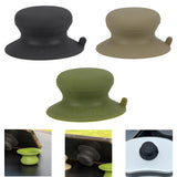 Maxbell Pot Lid Replacement Knob Strong Suction Cup Compact Pan Cover Holding Handle Black