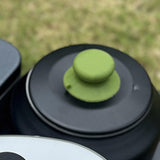 Maxbell Pot Lid Replacement Knob Strong Suction Cup Compact Pan Cover Holding Handle Green