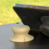 Maxbell Pot Lid Replacement Knob Strong Suction Cup Compact Pan Cover Holding Handle Khaki