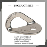 Maxbell Climbing Anchor Ceiling Mount Rock Climbing Bolt Hanger for Work Hammock Gym M10