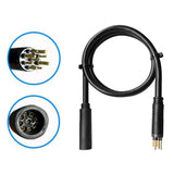 Maxbell E Bike Motor Extension Cable Female to Male Easy to Use Wear Resistant 9 Pin 60cm