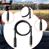 Maxbell E Bike Motor Extension Cable Female to Male Easy to Use Wear Resistant 9 Pin 60cm