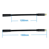 Maxbell E Bike Motor Extension Cable Female to Male Easy to Use Wear Resistant 9 Pin 120cm