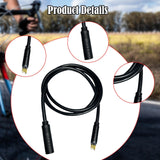 Maxbell E Bike Motor Extension Cable Female to Male Easy to Use Wear Resistant 9 Pin 120cm