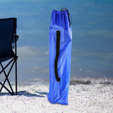 Maxbell Folding Chair Carrying Bag Multifunctional for Yoga Mat Hammock Beach Chairs Blue