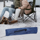 Maxbell Folding Chair Carrying Bag Multifunctional for Yoga Mat Hammock Beach Chairs Navy Blue