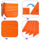 Maxbell High Visibility Orange Safety Signs Kit Versatile Accessories Triangle Shape