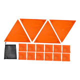 Maxbell High Visibility Orange Safety Signs Kit Versatile Accessories Triangle Shape