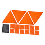 Maxbell High Visibility Orange Safety Signs Kit Versatile Accessories Triangle Shape