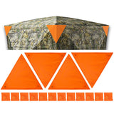 Maxbell High Visibility Orange Safety Signs Kit Versatile Accessories Triangle Shape
