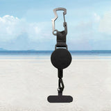 Maxbell Retractable Key Chain Replacement Part Key Ring for Climbing Cycling Fishing