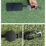 Maxbell Retractable Key Chain Replacement Part Key Ring for Climbing Cycling Fishing