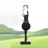 Maxbell Retractable Key Chain Replacement Part Key Ring for Climbing Cycling Fishing