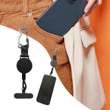 Maxbell Retractable Key Chain Replacement Part Key Ring for Climbing Cycling Fishing