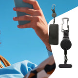Maxbell Retractable Key Chain Replacement Part Key Ring for Climbing Cycling Fishing