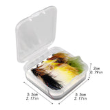 Maxbell 5x Fly Fishing Flies with Hook Size 8 Hook Hand Tied Fly Fishing Accessories