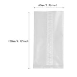 Maxbell 50Pcs Fishing Water Soluble Bags Pva Fast Melt Bags for Outdoor Fishing Lake 12x6cm