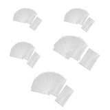 Maxbell 50Pcs Fishing Water Soluble Bags Pva Fast Melt Bags for Outdoor Fishing Lake 12x6cm