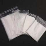 Maxbell 50Pcs Fishing Water Soluble Bags Pva Fast Melt Bags for Outdoor Fishing Lake 10x7cm