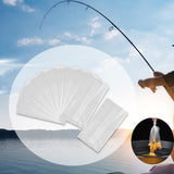 Maxbell 50Pcs Fishing Water Soluble Bags Pva Fast Melt Bags for Outdoor Fishing Lake 10x7cm