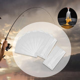 Maxbell 50Pcs Fishing Water Soluble Bags Pva Fast Melt Bags for Outdoor Fishing Lake 14x7cm