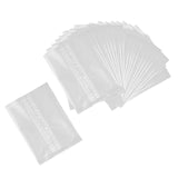 Maxbell 50Pcs Fishing Water Soluble Bags Pva Fast Melt Bags for Outdoor Fishing Lake 16x12cm