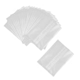 Maxbell 50Pcs Fishing Water Soluble Bags Pva Fast Melt Bags for Outdoor Fishing Lake 16x12cm