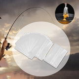 Maxbell 50Pcs Fishing Water Soluble Bags Pva Fast Melt Bags for Outdoor Fishing Lake 16x12cm