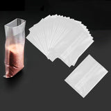 Maxbell 50Pcs Fishing Water Soluble Bags Pva Fast Melt Bags for Outdoor Fishing Lake 16x12cm