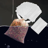 Maxbell 50Pcs Fishing Water Soluble Bags Pva Fast Melt Bags for Outdoor Fishing Lake 16x12cm