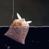 Maxbell 50Pcs Fishing Water Soluble Bags Pva Fast Melt Bags for Outdoor Fishing Lake 10x5cm