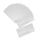 Maxbell 50Pcs Fishing Water Soluble Bags Pva Fast Melt Bags for Outdoor Fishing Lake 10x5cm