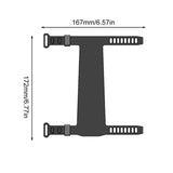 Maxbell Bike Seatpost Mudguard Bicycle Dropper Seatpost Protector for Sports Outdoor S 17.2cmx16.7cm