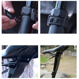 Maxbell Bike Seatpost Mudguard Bicycle Dropper Seatpost Protector for Sports Outdoor S 17.2cmx16.7cm