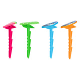 Maxbell 10Pcs Beach Towel Clips Picnic Mat Clips for Poolside Lounging Travel Pink