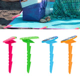 Maxbell 10Pcs Beach Towel Clips Picnic Mat Clips for Poolside Lounging Travel Pink