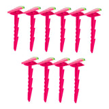 Maxbell 10Pcs Beach Towel Clips Picnic Mat Clips for Poolside Lounging Travel Pink