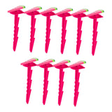 Maxbell 10Pcs Beach Towel Clips Picnic Mat Clips for Poolside Lounging Travel Pink