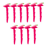 Maxbell 10Pcs Beach Towel Clips Picnic Mat Clips for Poolside Lounging Travel Pink